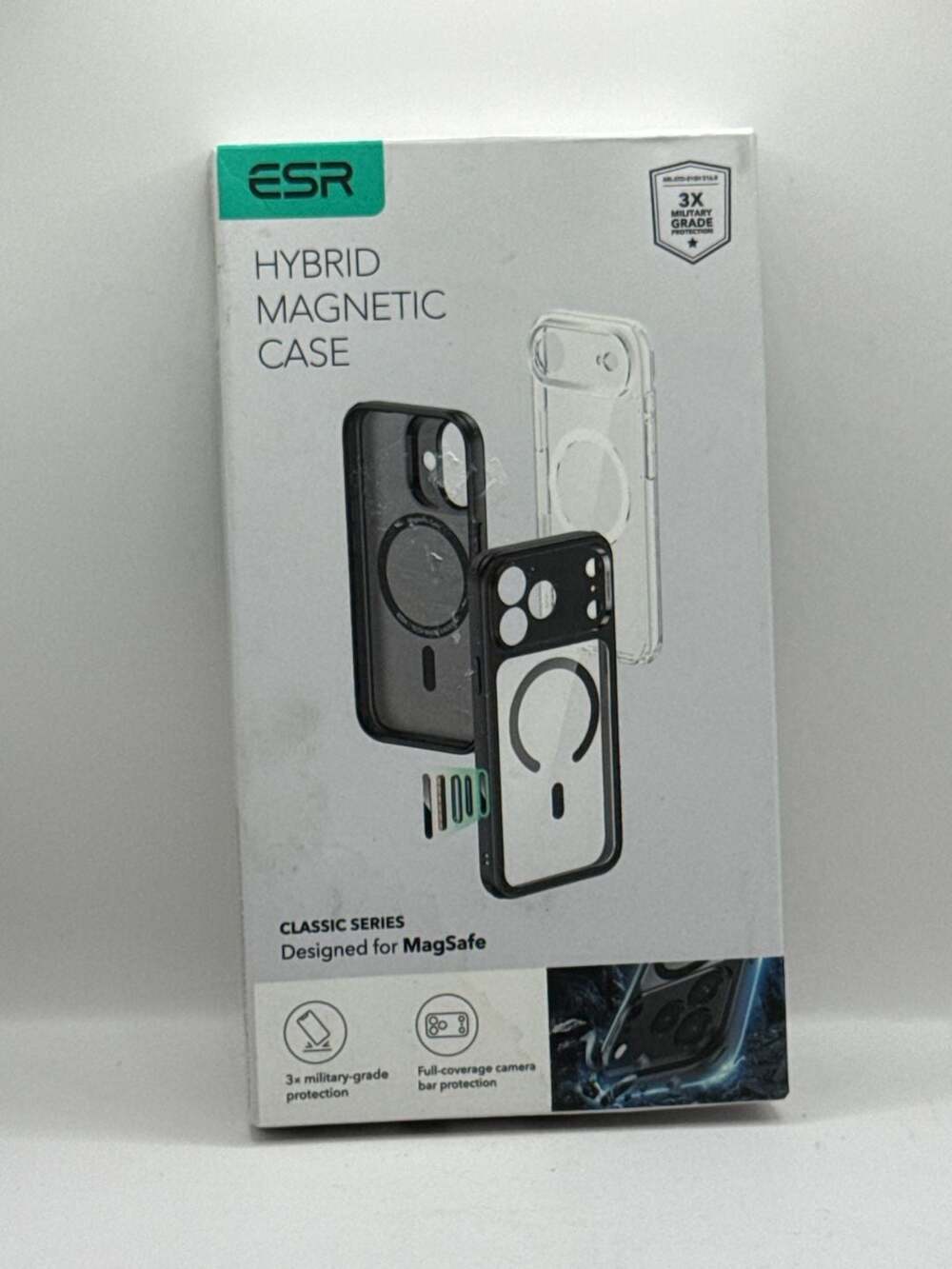 ESR Classic Hybrid Magnetic Case for iPhone 17 Pro Max Clear